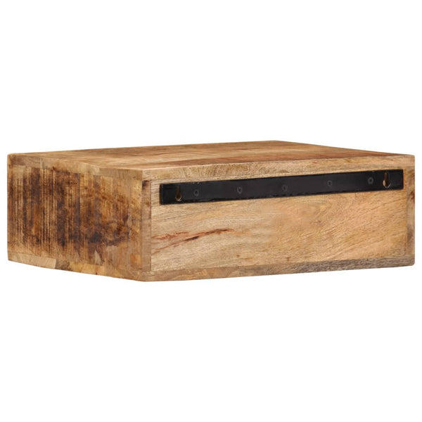 Wand-Nachttisch Mango Massivholz 40 cm