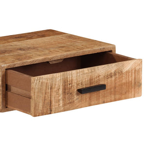 Wand-Nachttisch Mango Massivholz 40 cm