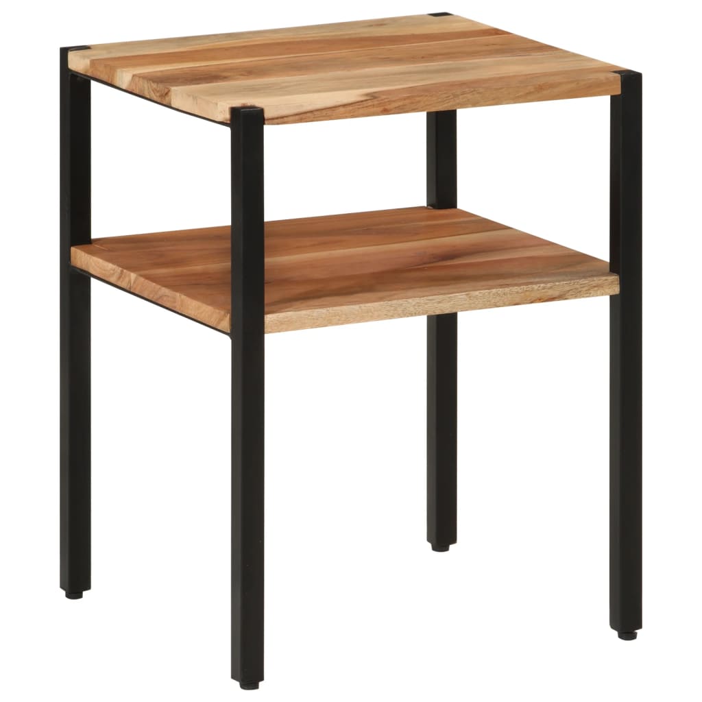 Akazie Beistelltisch 35x35 Massivholz