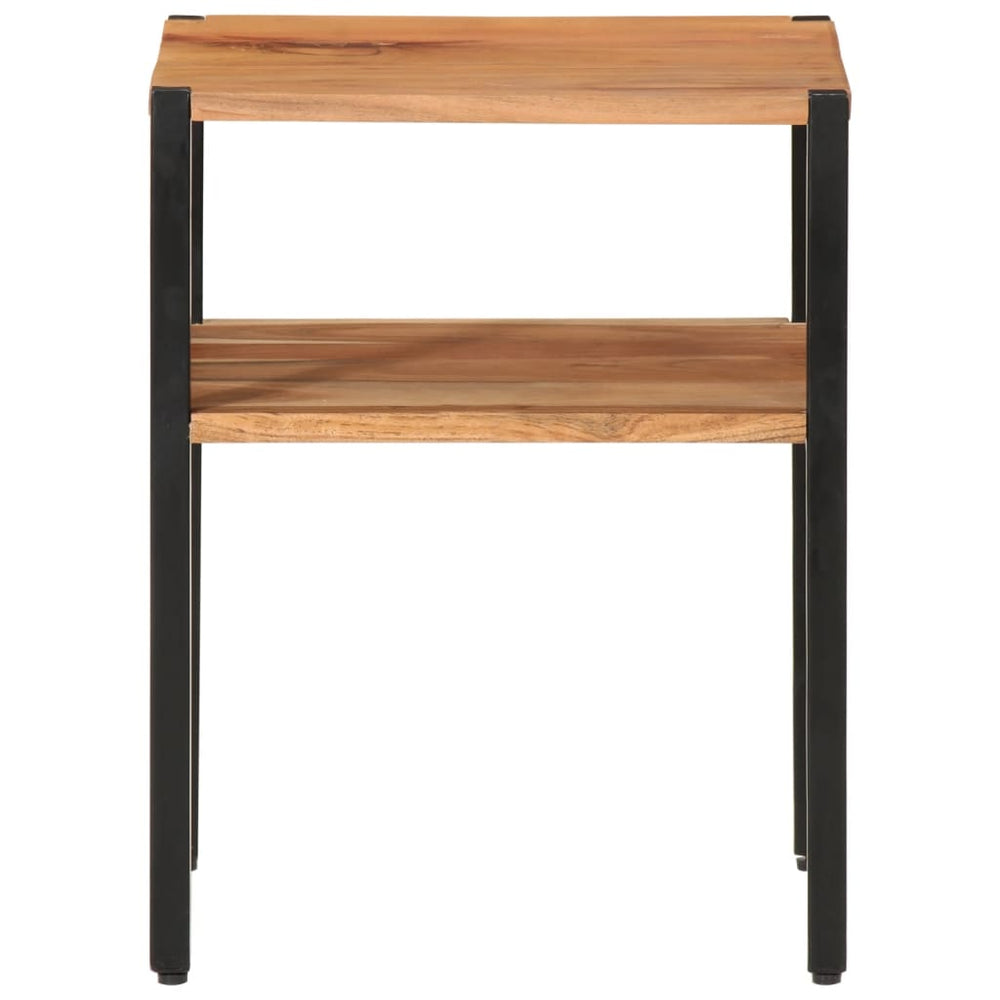 Akazie Beistelltisch 35x35 Massivholz
