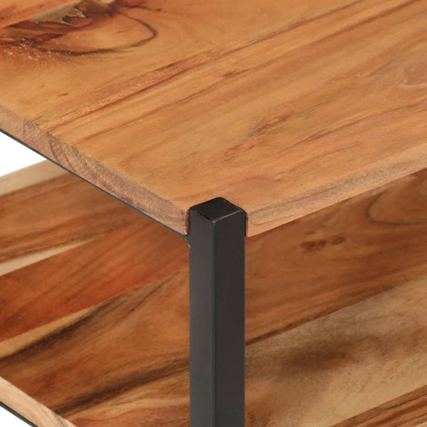 Akazie Beistelltisch 35x35 Massivholz