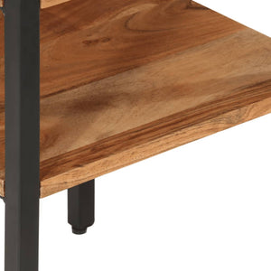 Akazie Beistelltisch 35x35 Massivholz