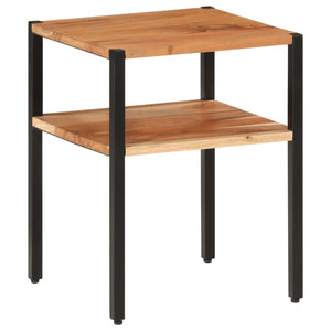 Akazie Beistelltisch 35x35 Massivholz