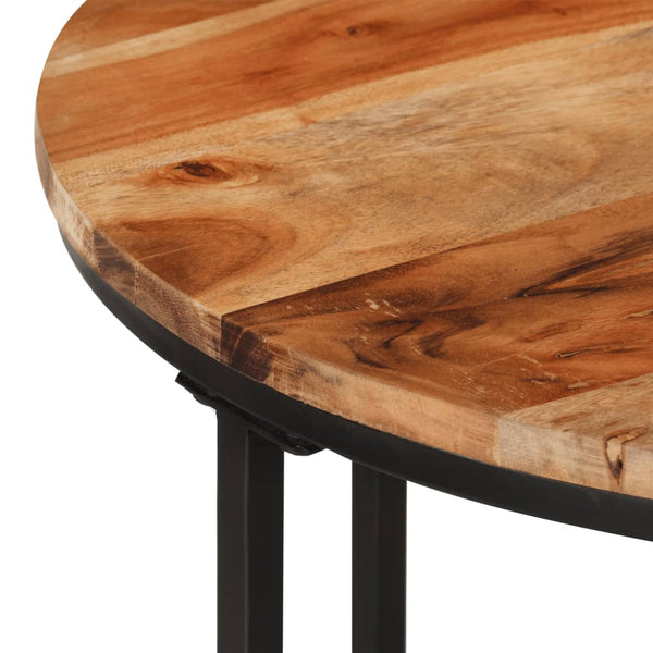 Couchtisch Akazie Massivholz 55x55 cm