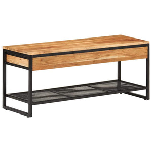 Schuhbank Akazie Massivholz 110cm