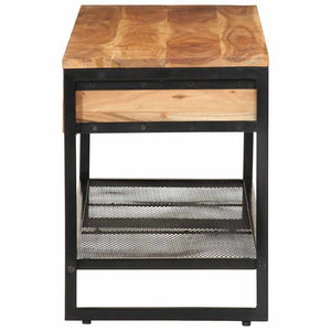 Schuhbank Akazie Massivholz 110cm