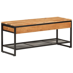 Schuhbank Akazie Massivholz 110cm