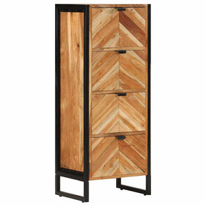 Akazie Badschrank Massivholz 40x30x100 cm