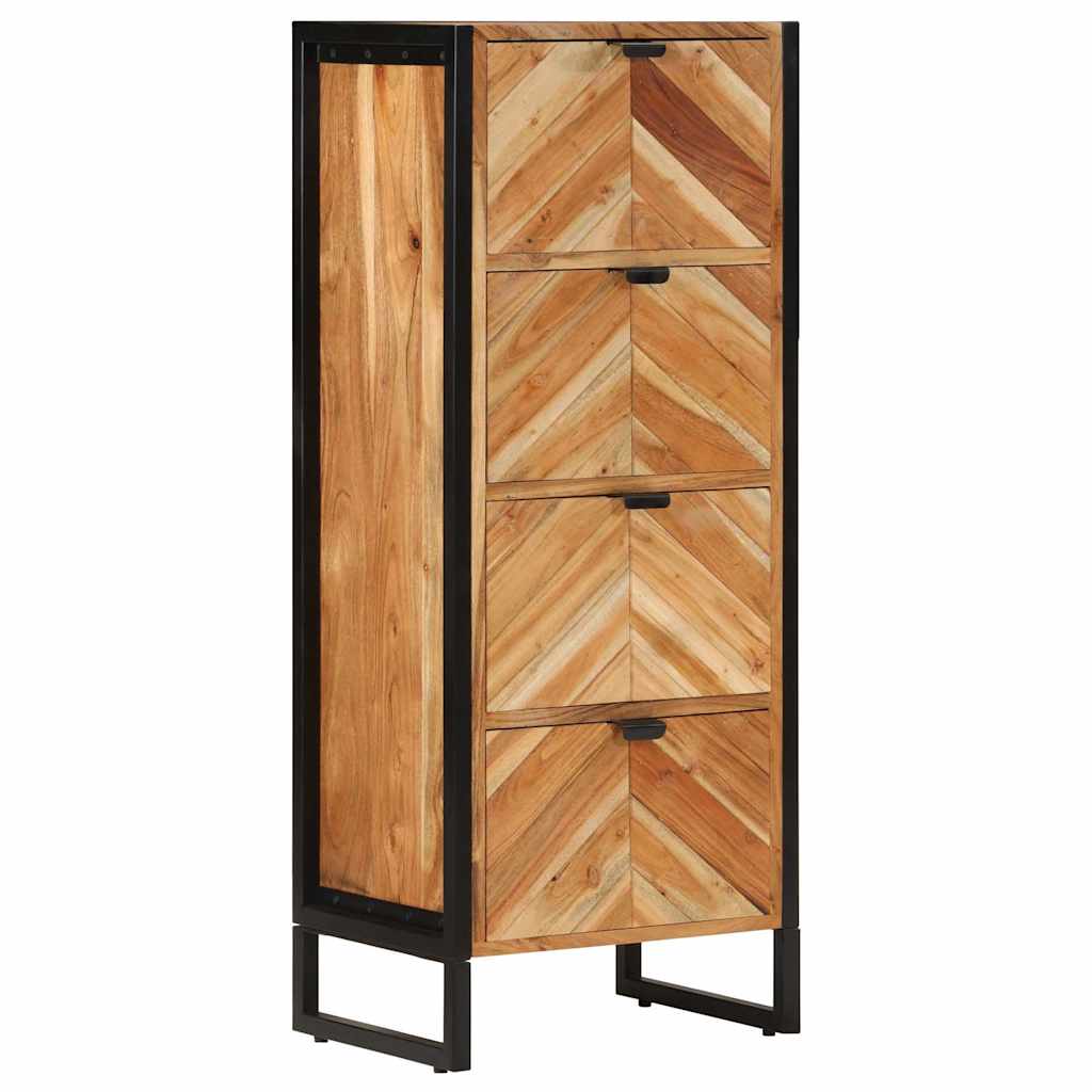 Akazie Badschrank Massivholz 40x30x100 cm