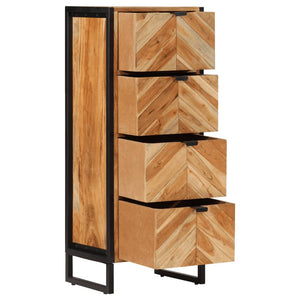 Akazie Badschrank Massivholz 40x30x100 cm