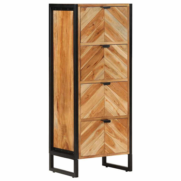 Akazie Badschrank Massivholz 40x30x100 cm