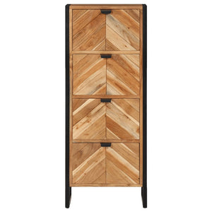 Akazie Badschrank Massivholz 40x30x100 cm