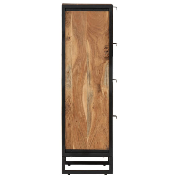 Akazie Badschrank Massivholz 40x30x100 cm