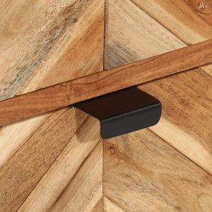 Akazie Badschrank Massivholz 40x30x100 cm