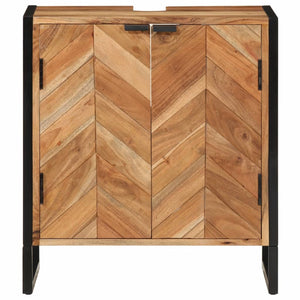 Badschrank Akazie Massivholz 55x60 cm