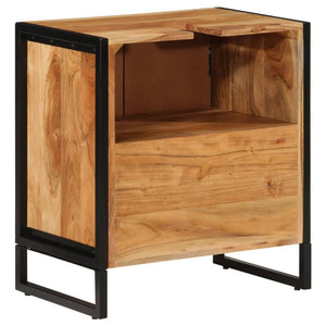 Badschrank Akazie Massivholz 55x60 cm
