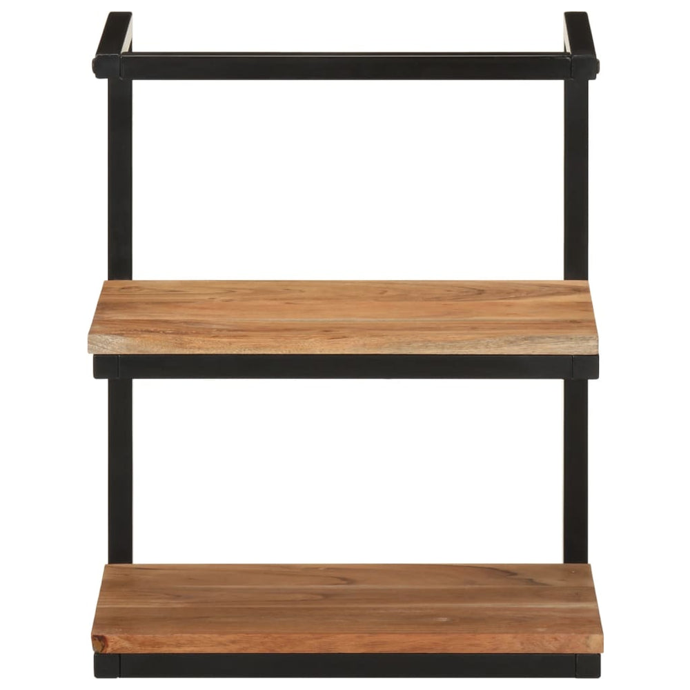 Wandregal Akazie Massivholz 40x30x50 cm