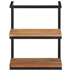 Wandregal Akazie Massivholz 40x30x50 cm