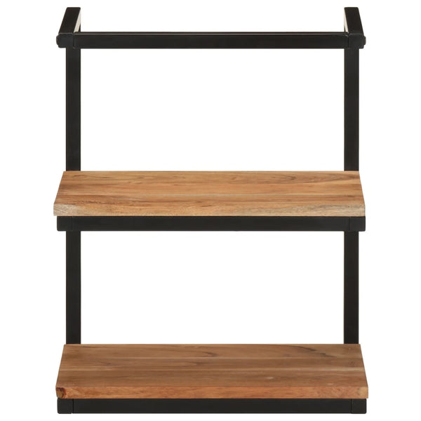 Wandregal Akazie Massivholz 40x30x50 cm