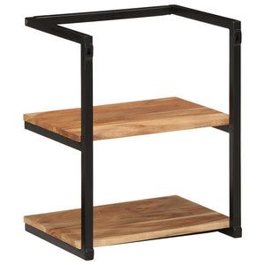 Wandregal Akazie Massivholz 40x30x50 cm