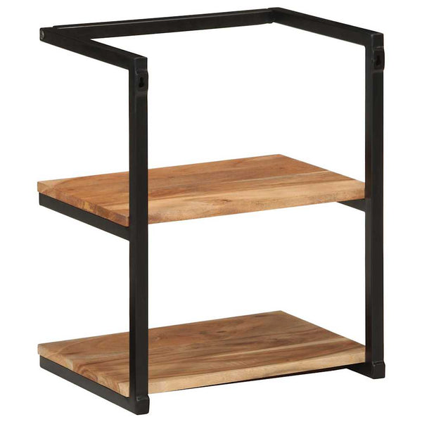 Wandregal Akazie Massivholz 40x30x50 cm