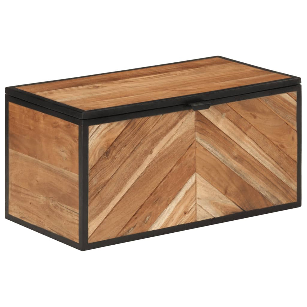 Truhe Akazie Massivholz 60x30x30cm