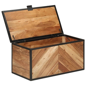 Truhe Akazie Massivholz 60x30x30cm