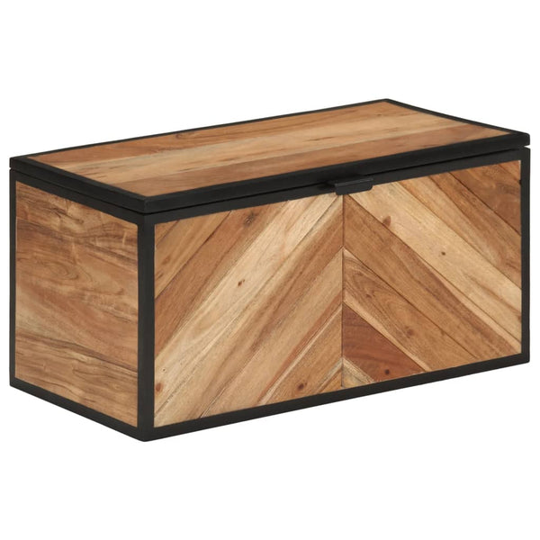 Truhe Akazie Massivholz 60x30x30cm