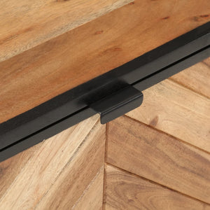 Truhe Akazie Massivholz 60x30x30cm