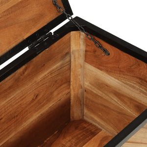 Truhe Akazie Massivholz 60x30x30cm