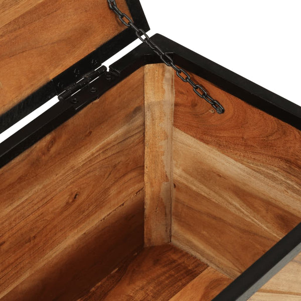 Truhe Akazie Massivholz 60x30x30cm