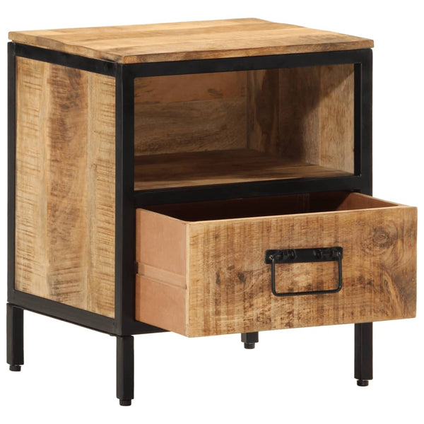 Mango Nachttisch Massivholz 40x35x50 cm