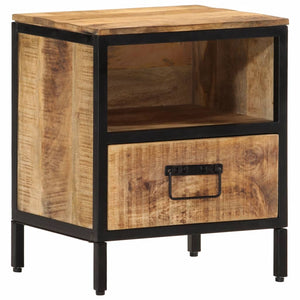 Mango Nachttisch Massivholz 40x35x50 cm