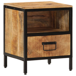 Mango Nachttisch Massivholz 40x35x50 cm