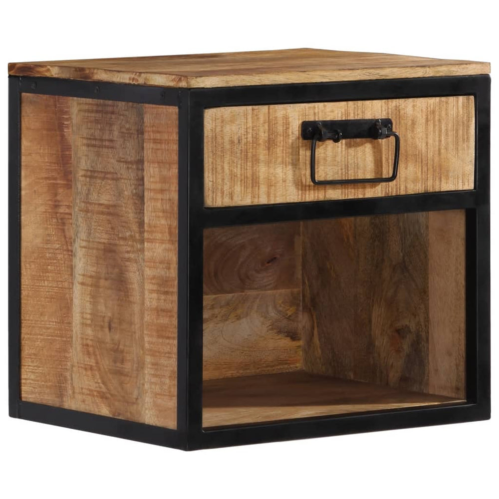 vidaXL Nightstand 40x35x40 cm Solid Mango Wood