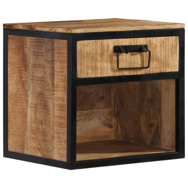 Mango Nachttisch Massivholz 40x35x40 cm
