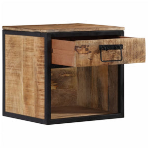 Mango Nachttisch Massivholz 40x35x40 cm