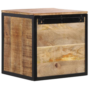 Mango Nachttisch Massivholz 40x35x40 cm