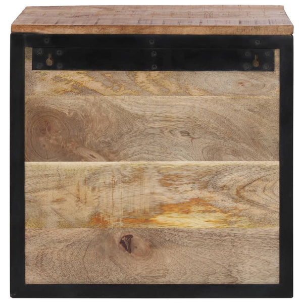 Mango Nachttisch Massivholz 40x35x40 cm