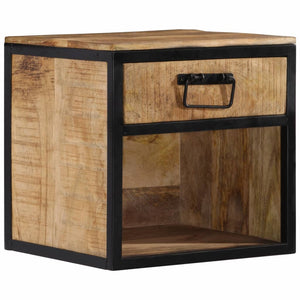 Mango Nachttisch Massivholz 40x35x40 cm