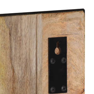 Garderobe aus Mangoholz, 4 Haken, 110 cm