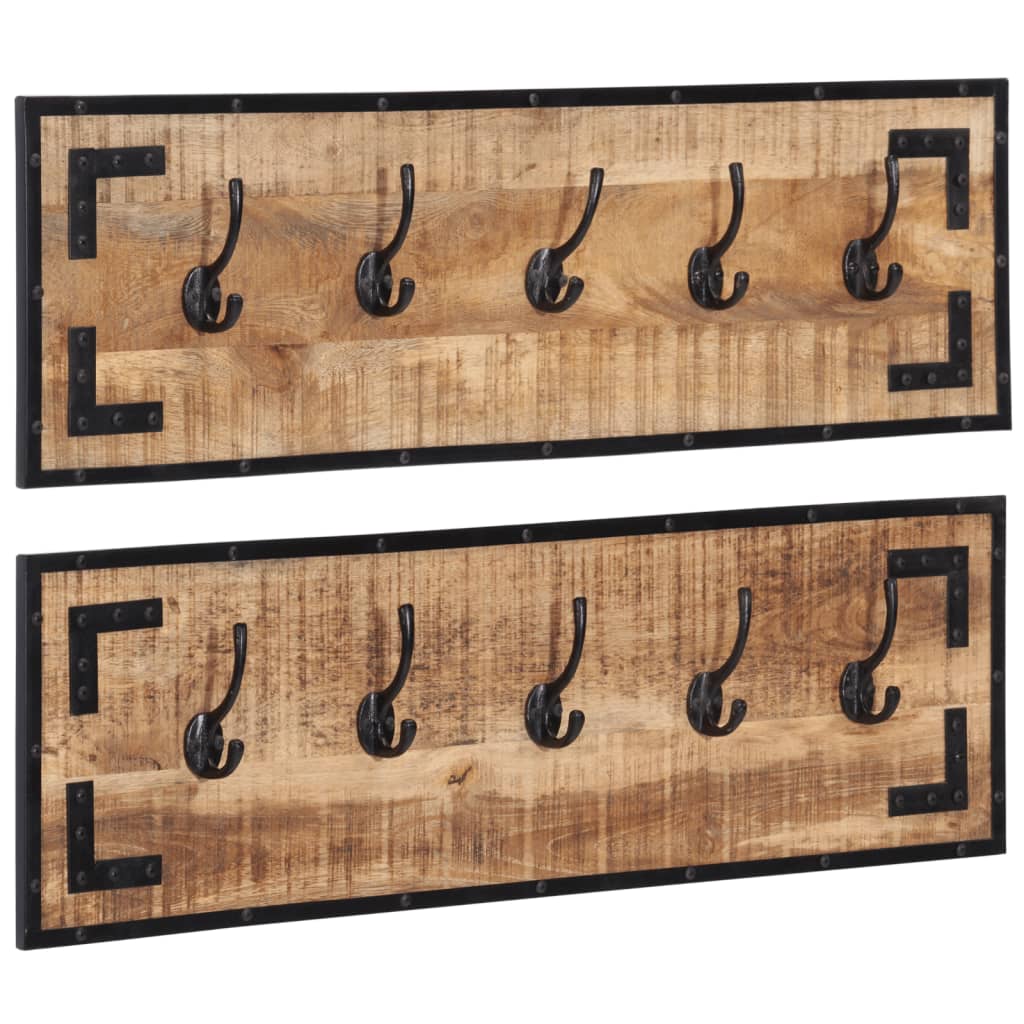 Mango Massivholz Garderoben 2er Set