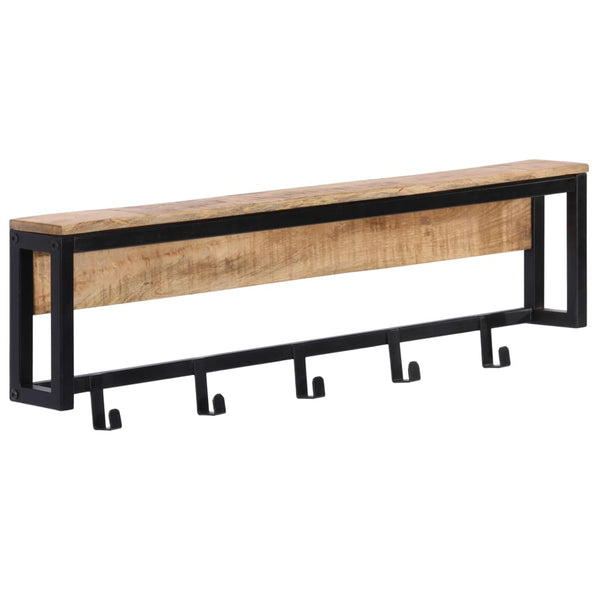 Garderobe aus Mangoholz, 87 cm
