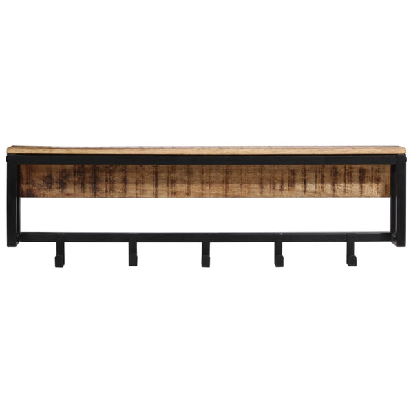 Garderobe aus Mangoholz, 87 cm