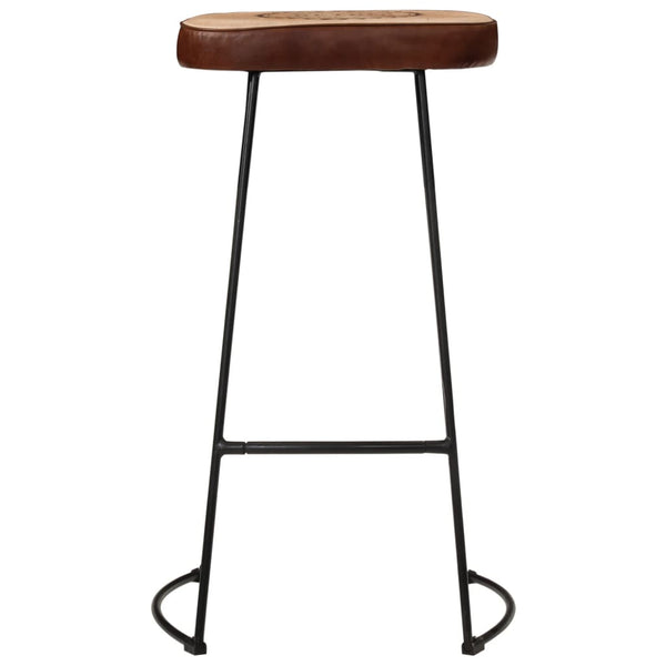 Barhocker 2er Set Dunkelbraun