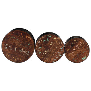Beistelltische Fass-Design 3er Set Altholz