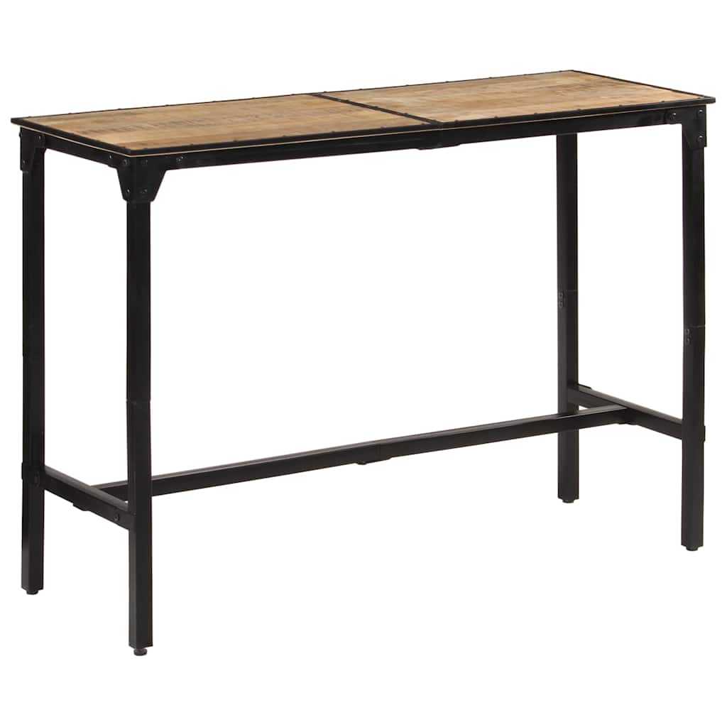 vidaXL Bar Table 150x55x107 cm Rough Solid Mango Wood