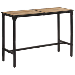 vidaXL Bar Table 150x55x107 cm Rough Solid Mango Wood