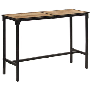 vidaXL Bar Table 150x55x107 cm Rough Solid Mango Wood
