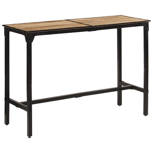 vidaXL Bar Table 150x55x107 cm Rough Solid Mango Wood